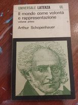 Il mondo come volontà e rappresentazione - copertina