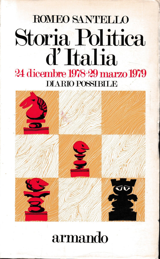 Storia Politica d'Italia. 24 dicembre 1978-29 marzo 1979. Diario possibile - copertina