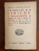 Liriche e frammenti - copertina