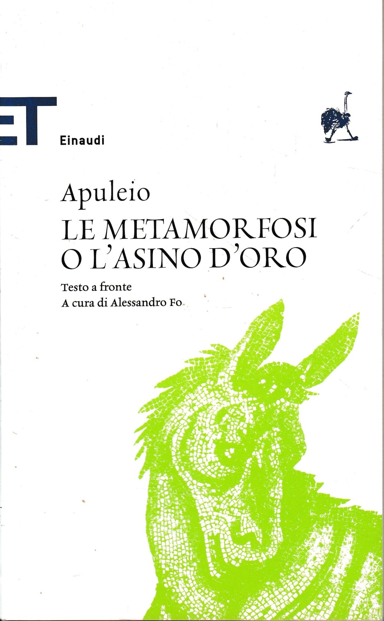 Le metamorfosi o L'asino d'oro - copertina
