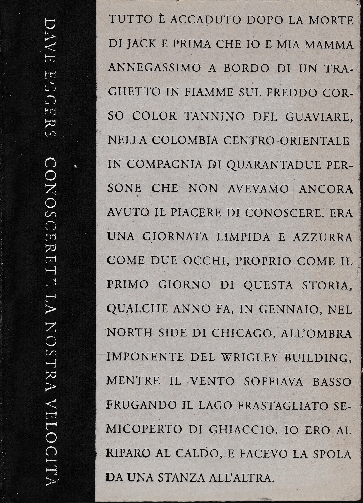 Conoscerete la nostra velocità - copertina