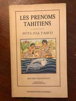 Les prenoms tahitiens - copertina