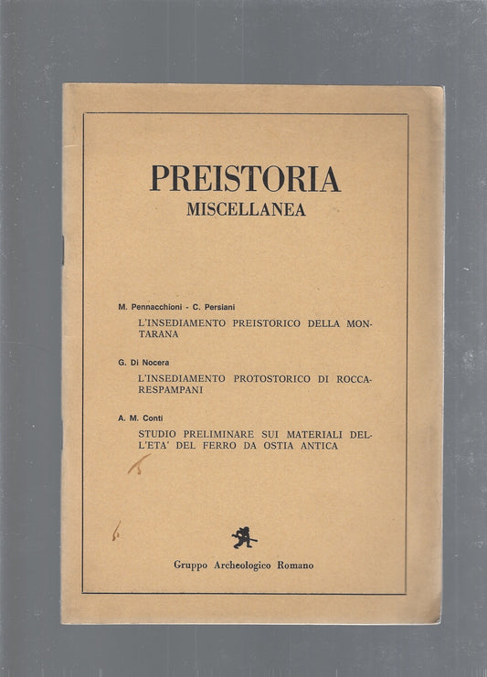 Preistoria miscellanea - copertina
