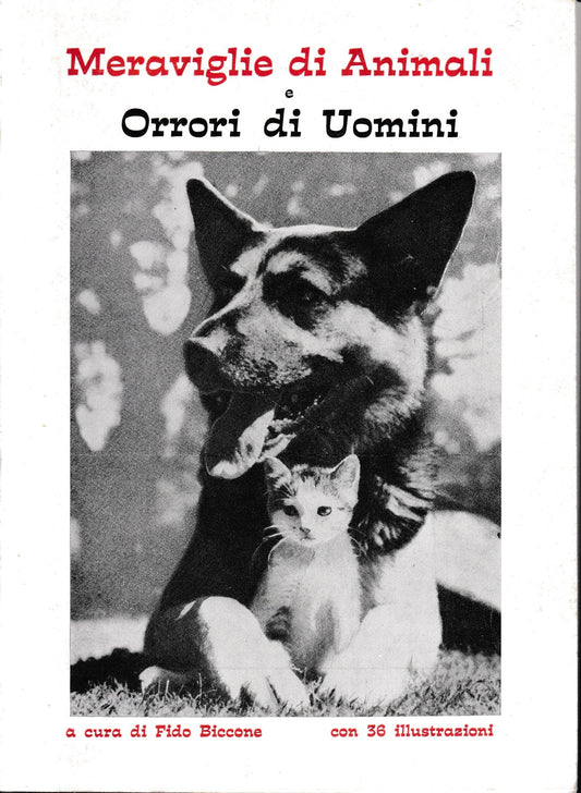 Meraviglie di Animali e Orrori di Uomini, con 36 illustrazioni. - copertina