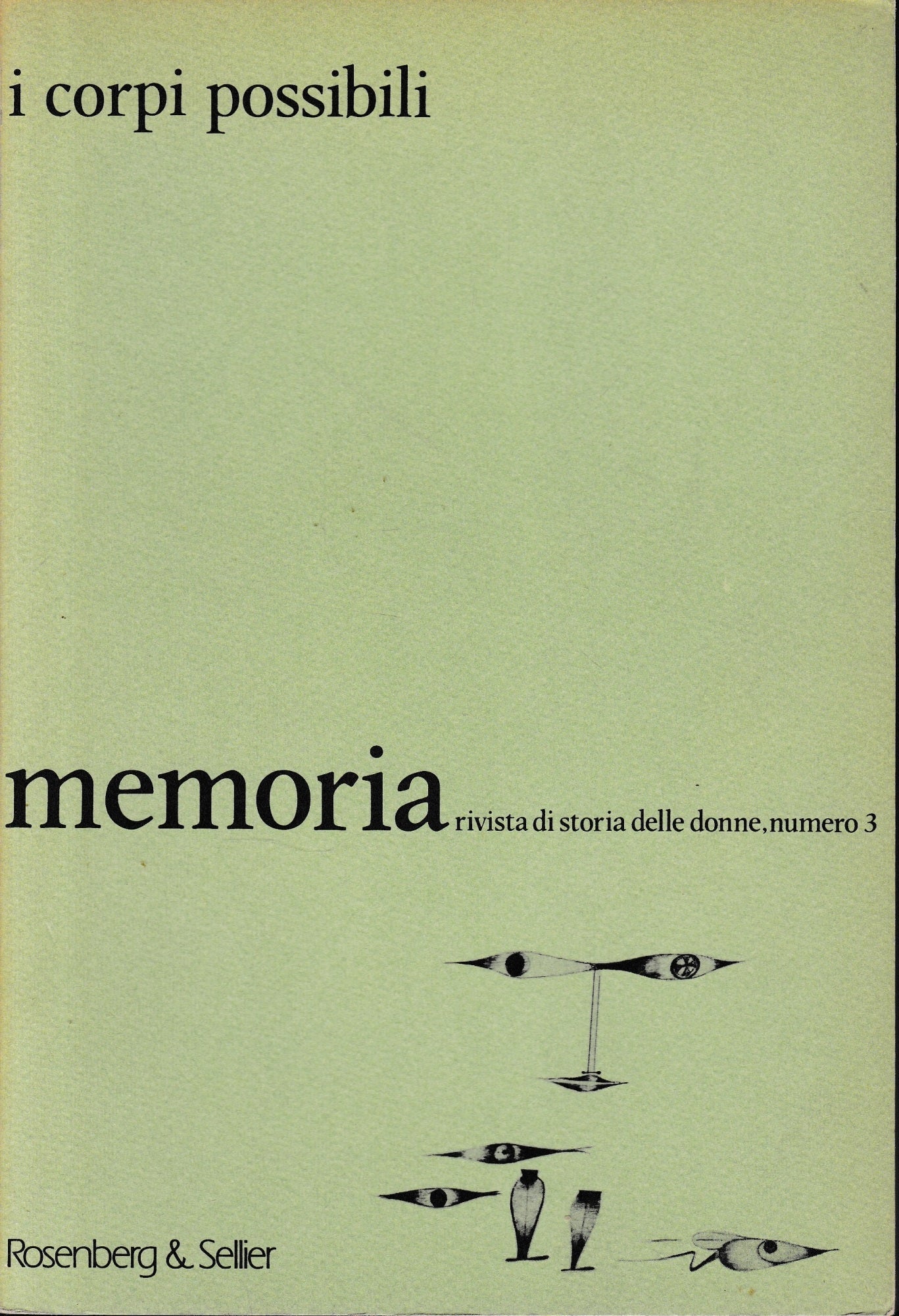 Memoria. I corpi possibili - copertina