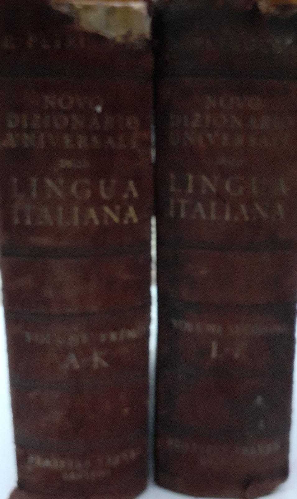 Novo dizionario universale della lingua italiana. Volume I A-K. Volume II L.Z - copertina