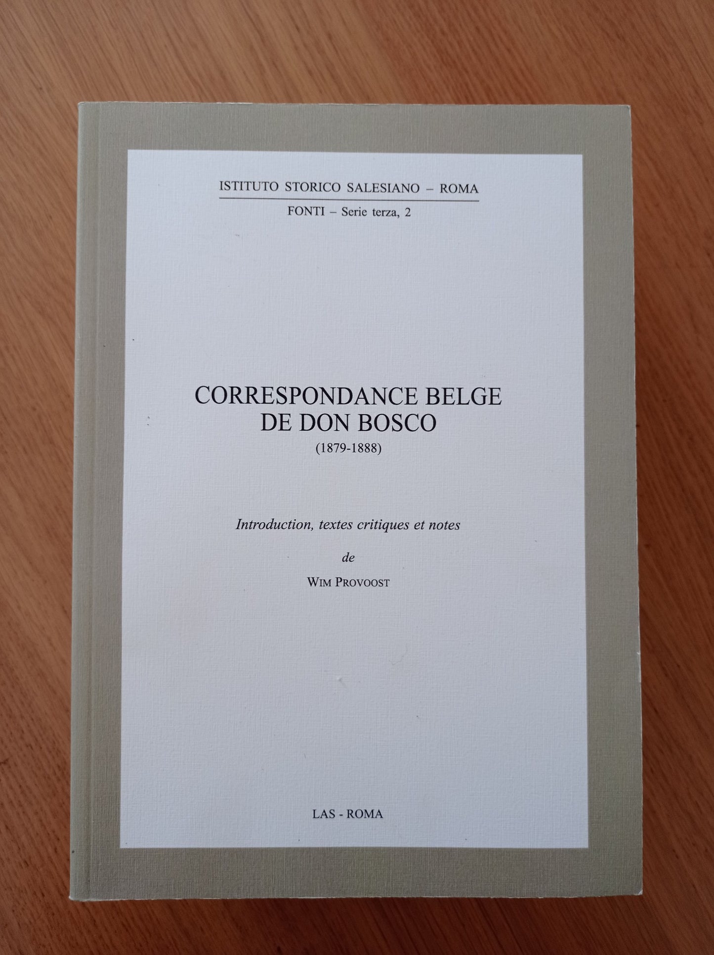 Correspondance belge de Don Bosco (1879-1888) - copertina