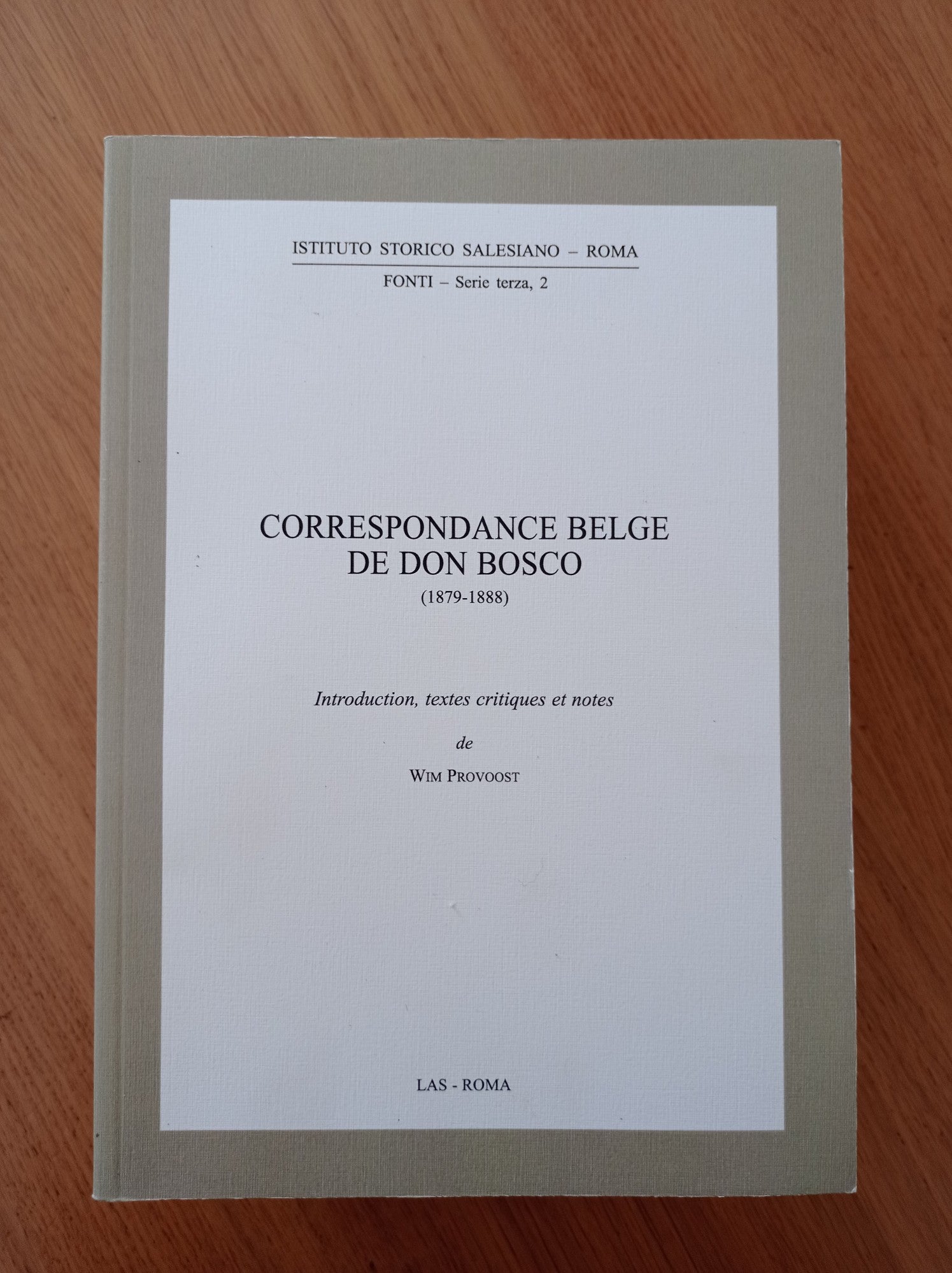 Correspondance belge de Don Bosco (1879-1888) - copertina