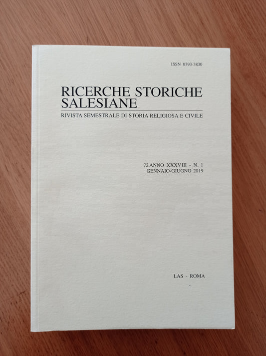 Ricerche storiche salesiane - copertina