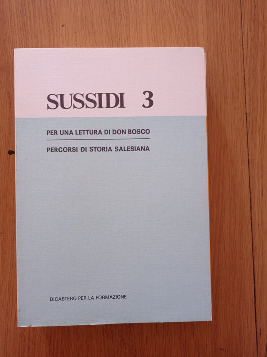 SUSSIDI 3 per una lettura di Don Bosco - copertina