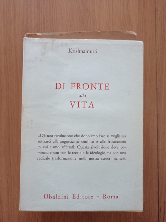 Di fronte alla vita - copertina