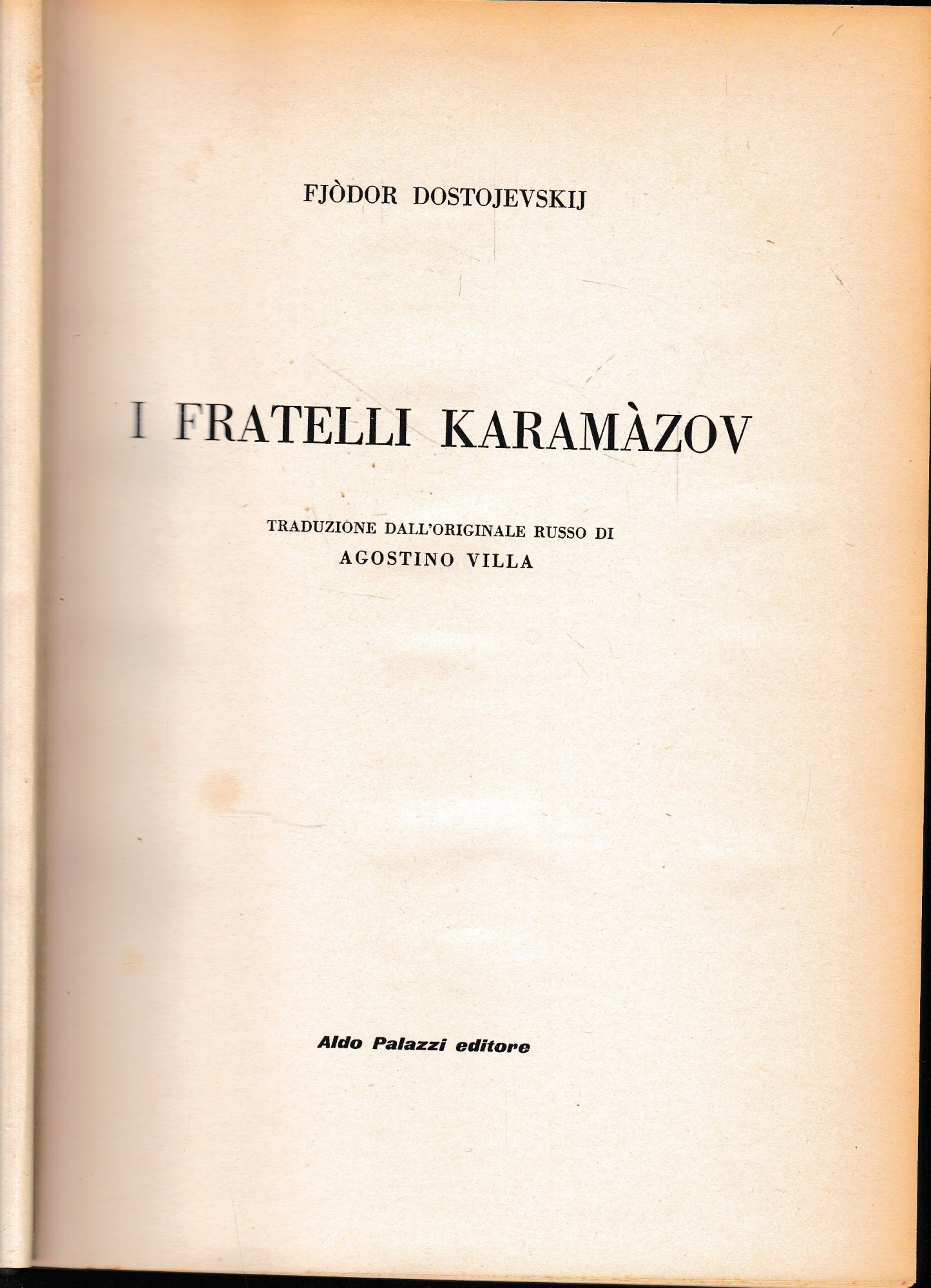 I Fratelli Karamàzov - copertina