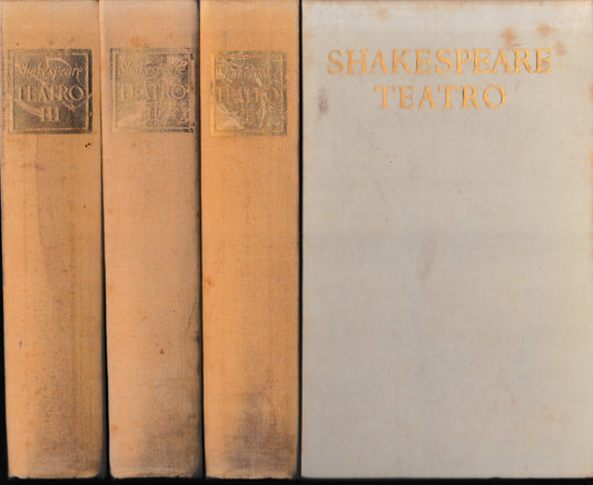 Teatro, tre volumi - copertina