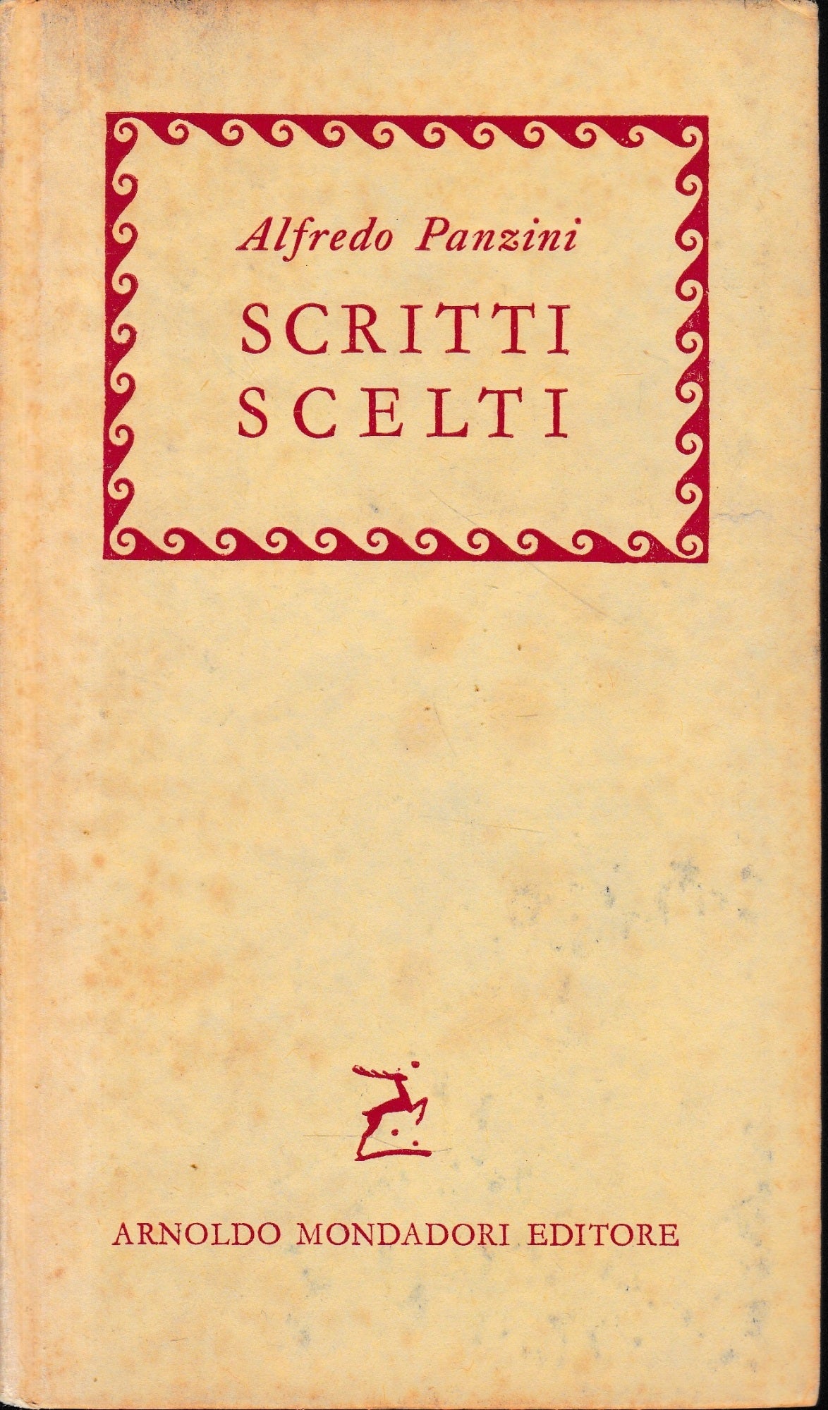 Scritti scelti - copertina