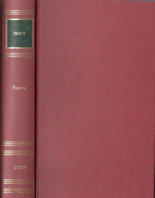 Teatro: casa di bambola, l'anitra selvatica, Rosmersholm, il costruttore Solness - copertina