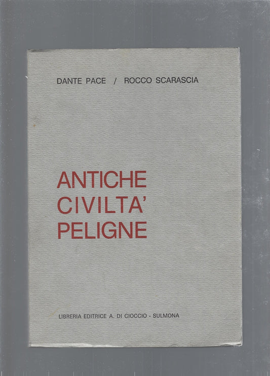 Antiche civiltà Peligne - copertina