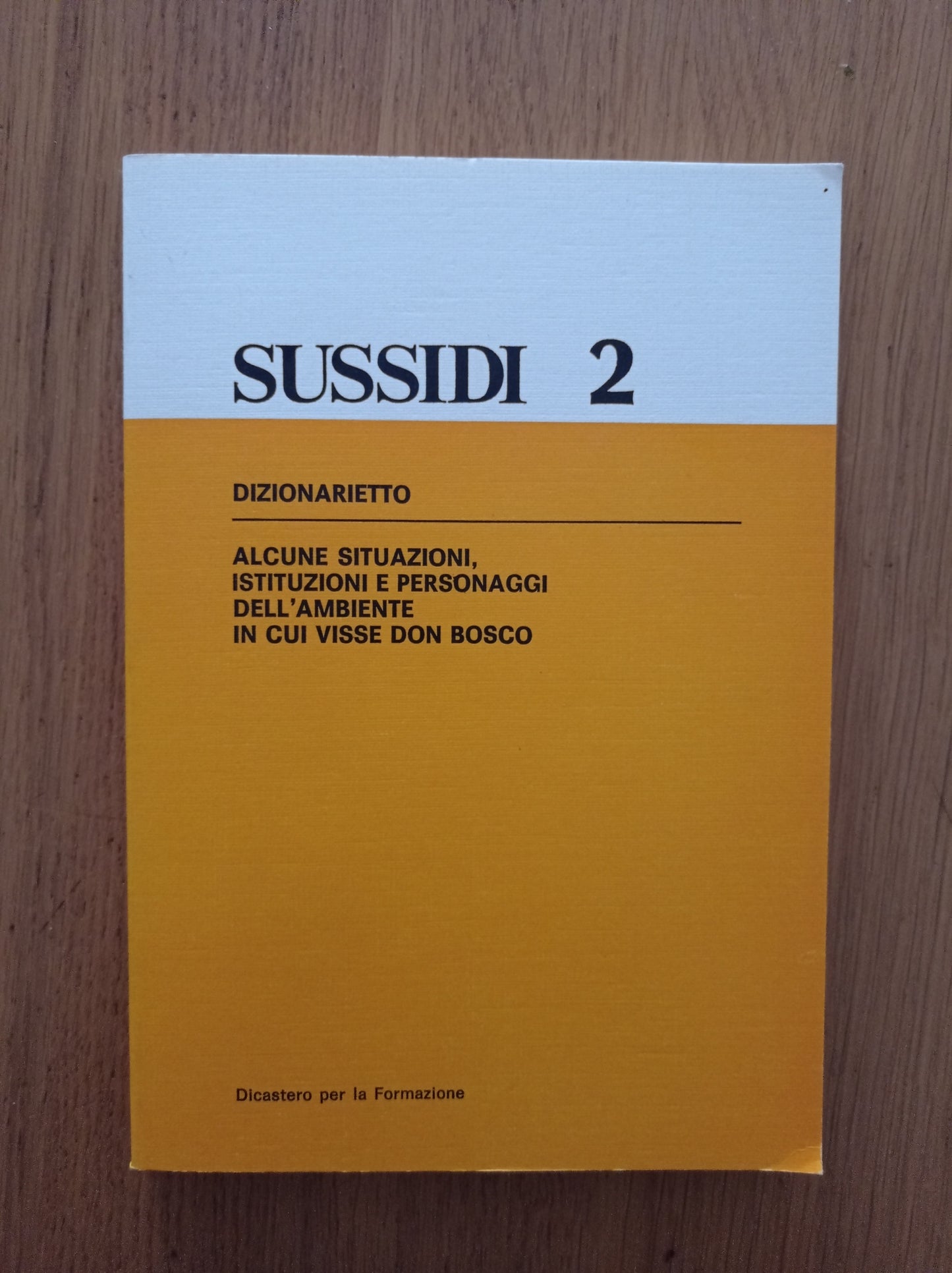SUSSIDI 2 dizionarietto - copertina