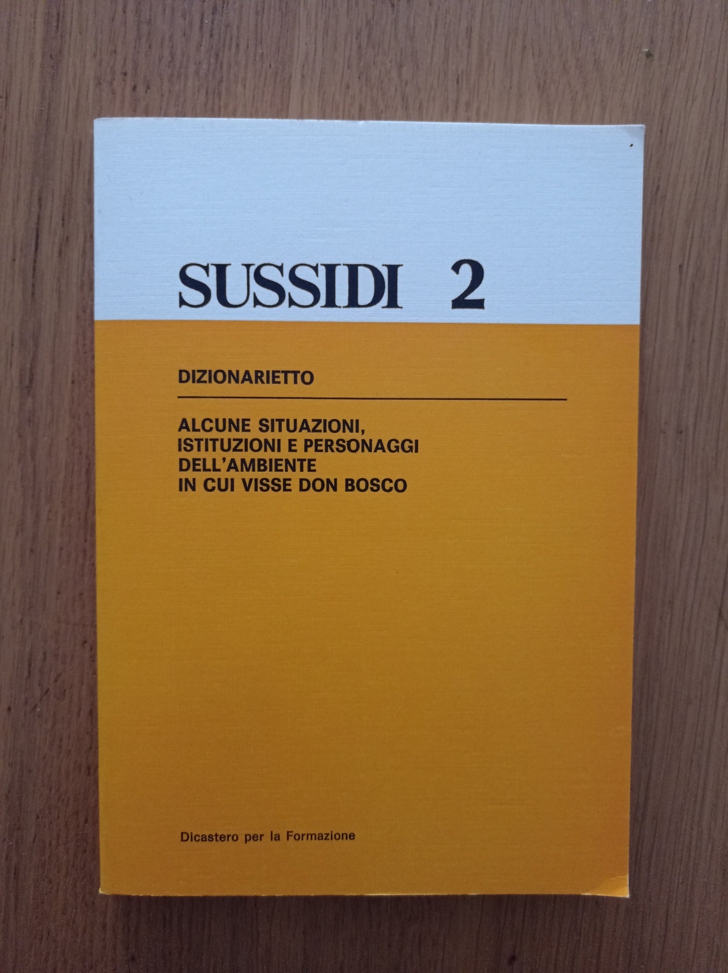 SUSSIDI 2 dizionarietto - copertina