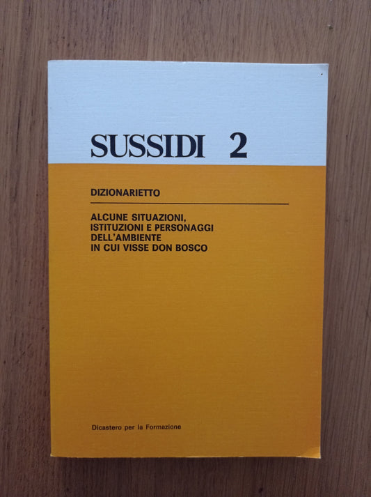SUSSIDI 2 dizionarietto - copertina