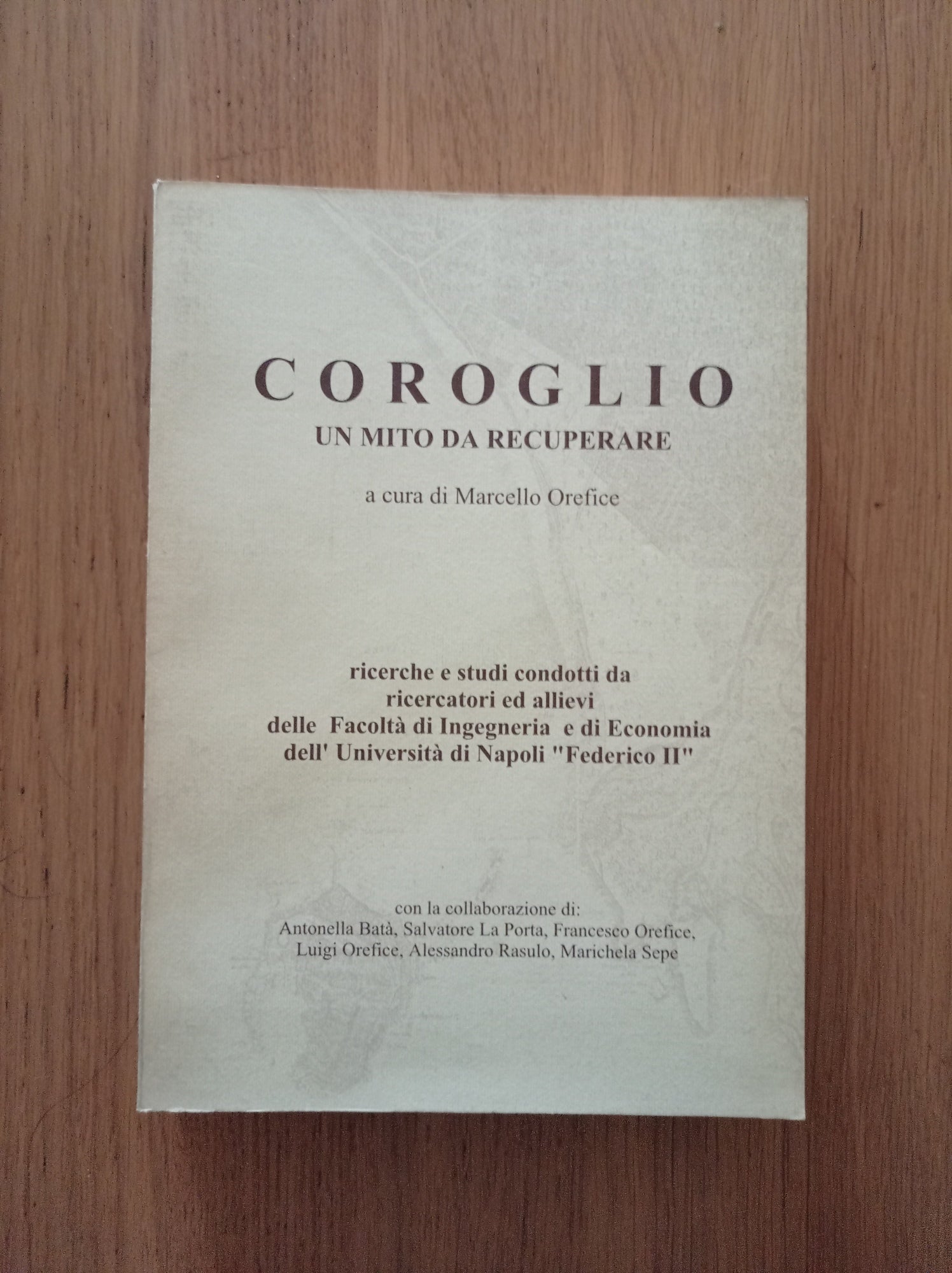 COROGLIO un mito da recuperare - copertina