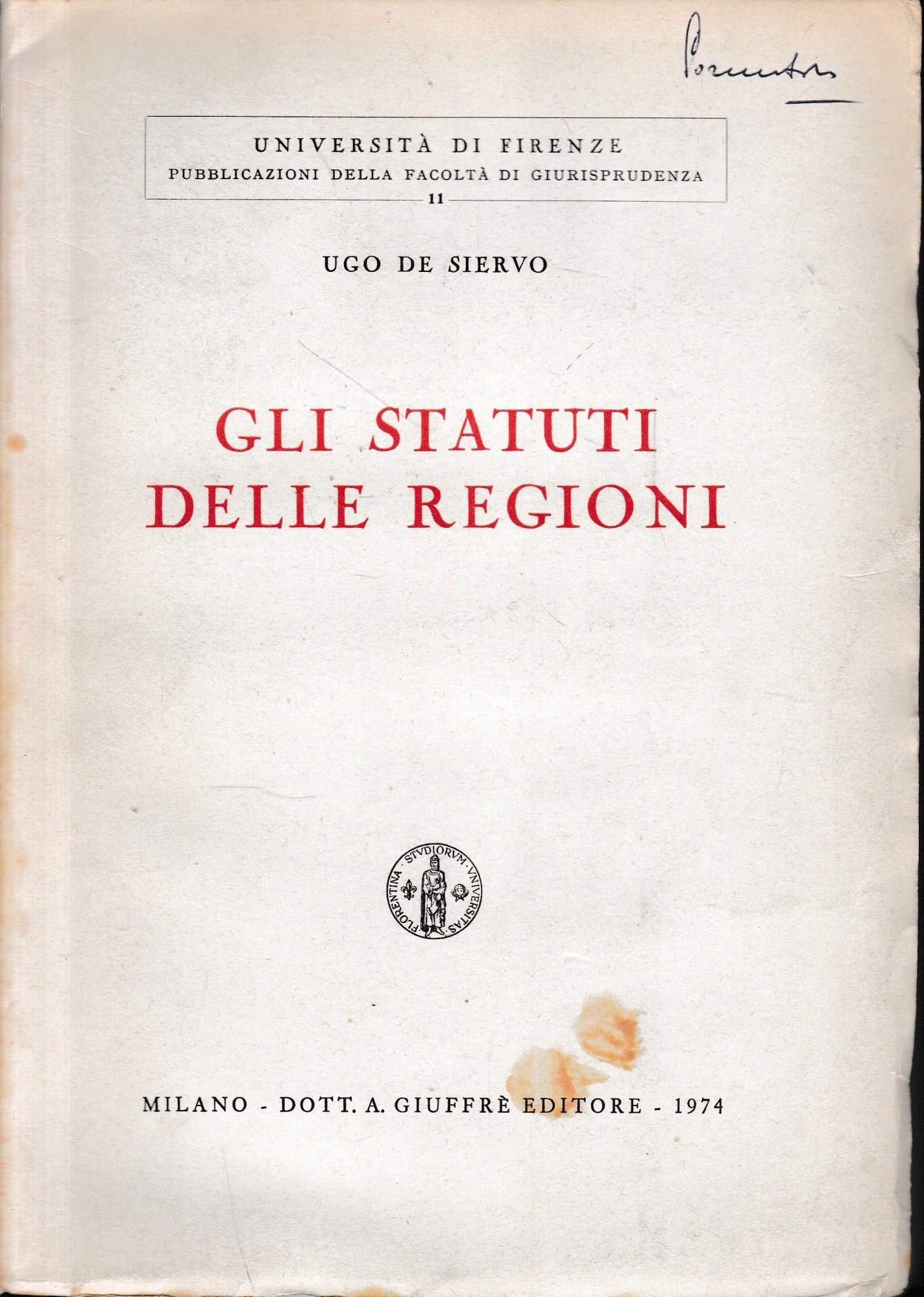 Gli Statuti delle Regioni - copertina