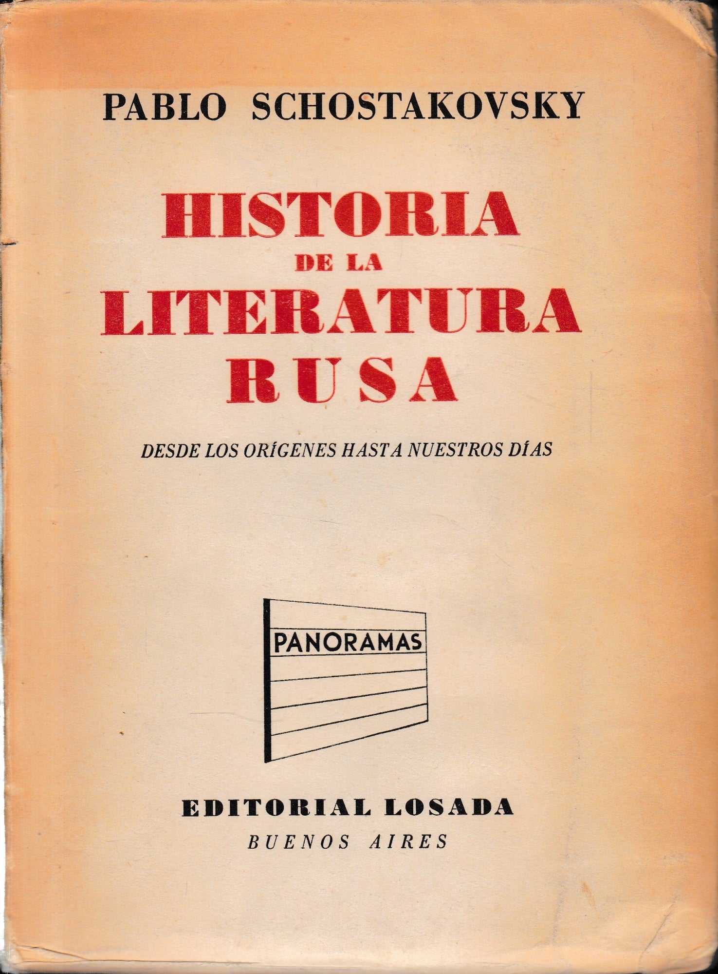 Historia de la Literatura Rusa - copertina