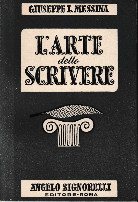 L'arte dello scrivere - copertina