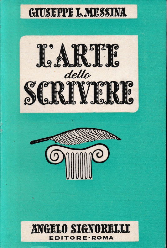 L'arte dello scrivere - copertina