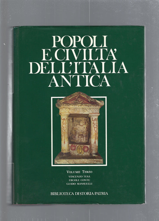 Popoli e civiltà dell'Italia antica vol.3 - copertina