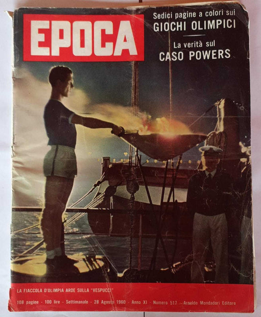 Epoca. Rivista settimanale N. 517 Anno XI  28 Agosto 1960 - copertina