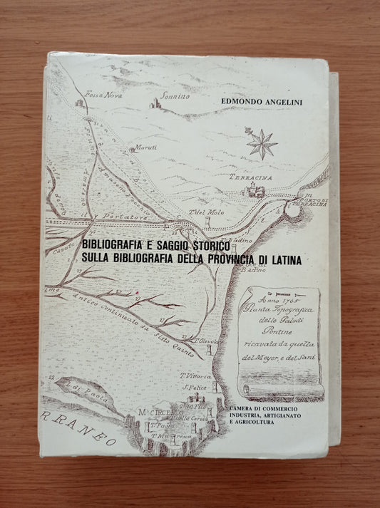 Bibliografia e saggio storico sulla bibliografia della provincia di Latina - copertina