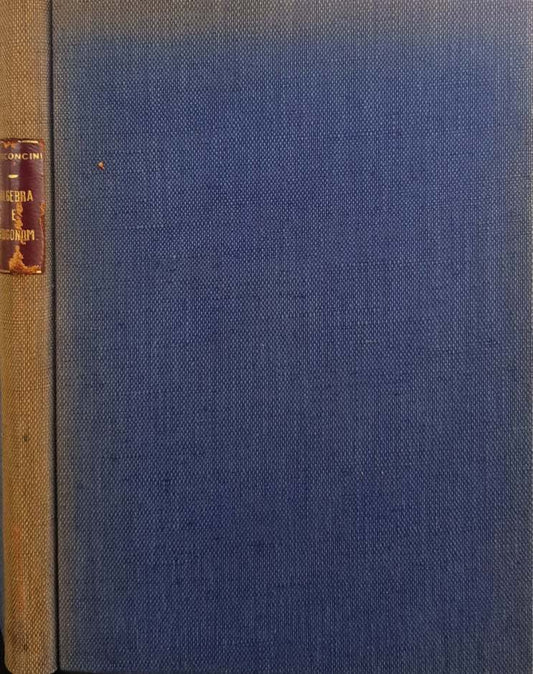 Nozioni di algebra e trigonometria ad uso delle scuole tecniche industriali - copertina