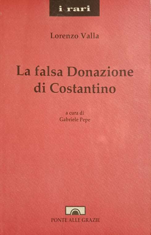 L falsa Donazione di Costantino - copertina