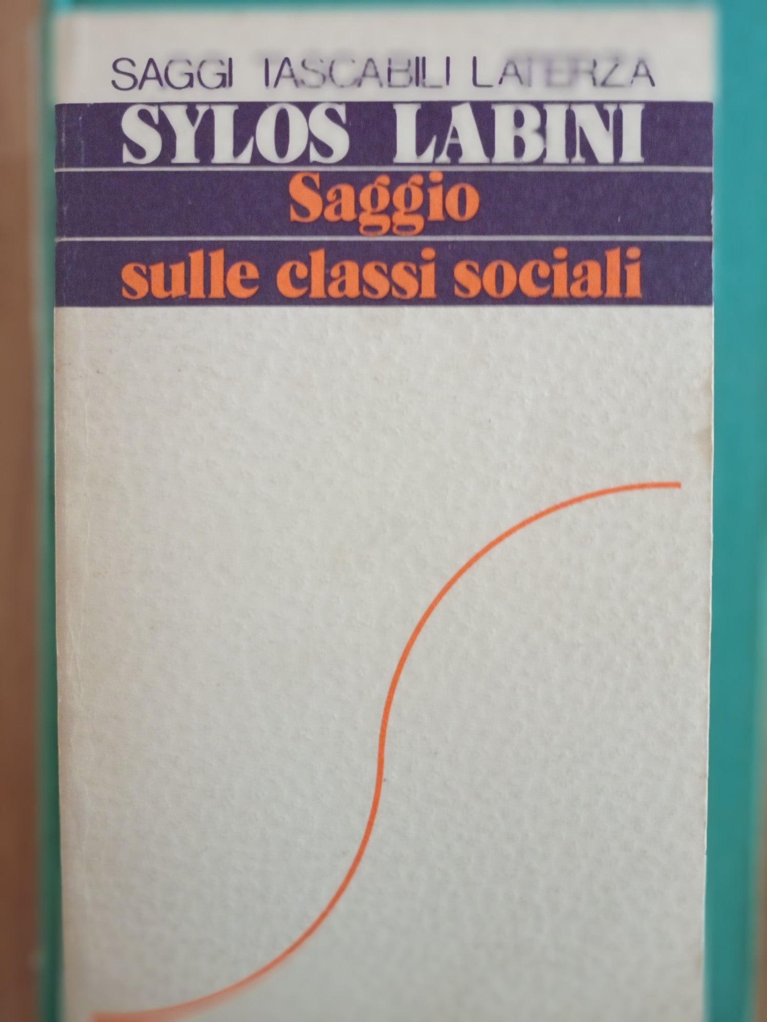 Saggio sulle classi sociali - copertina