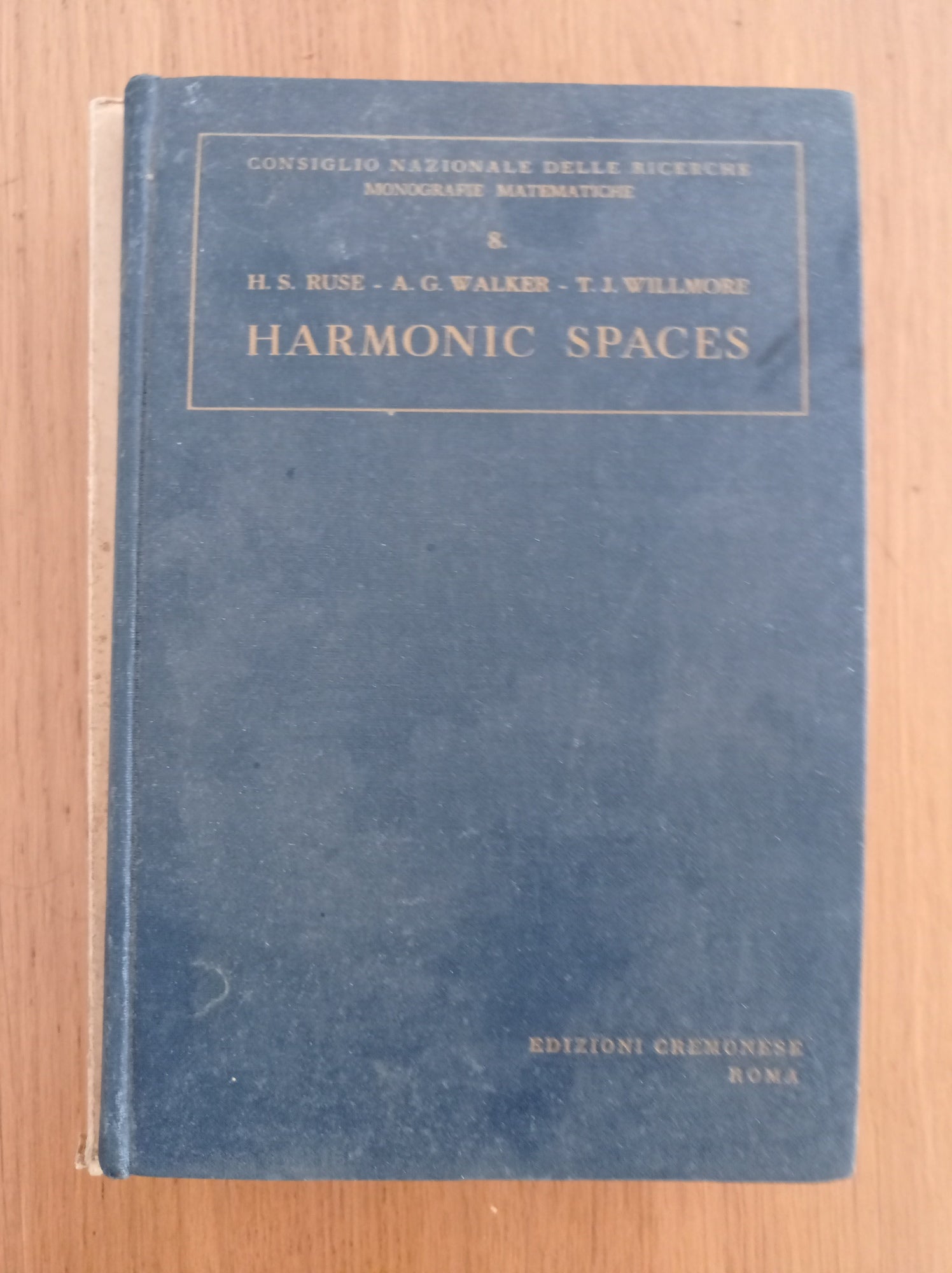 Harmonic spaces - copertina