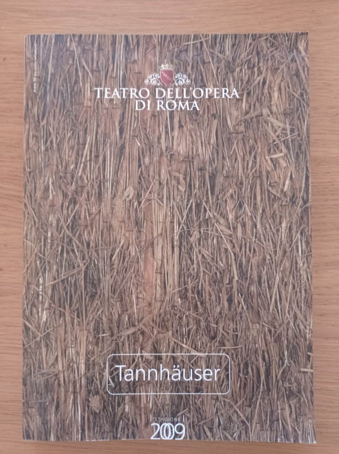 Tannhauser - Teatro dell'Opera di Roma stagione 2009 - copertina