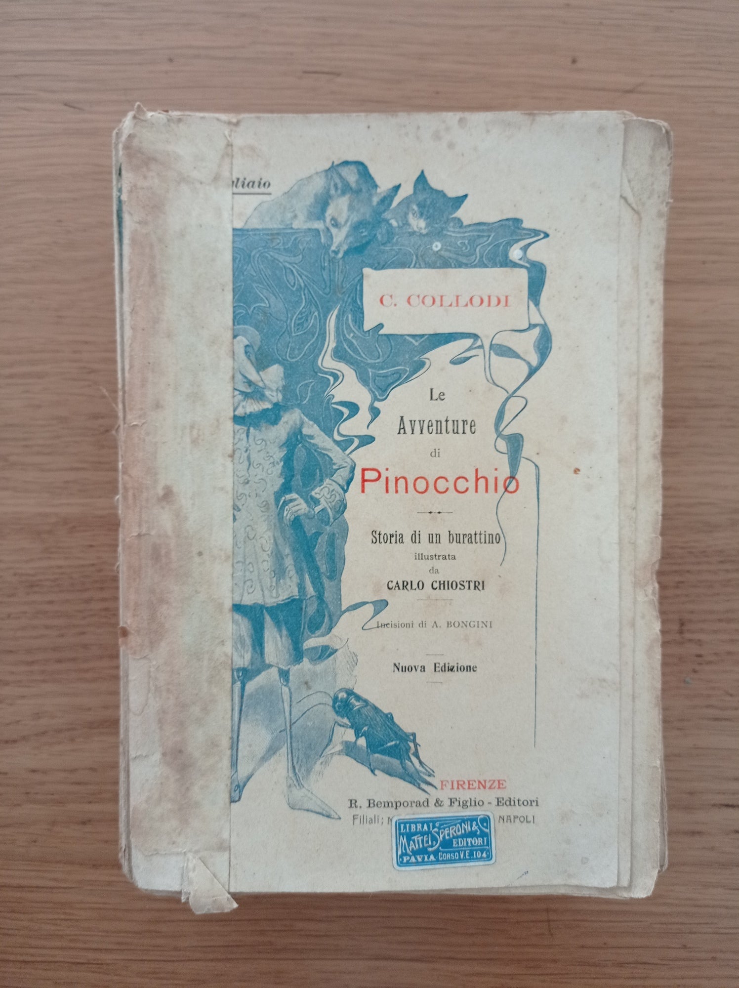 Le avventure di Pinocchio - copertina