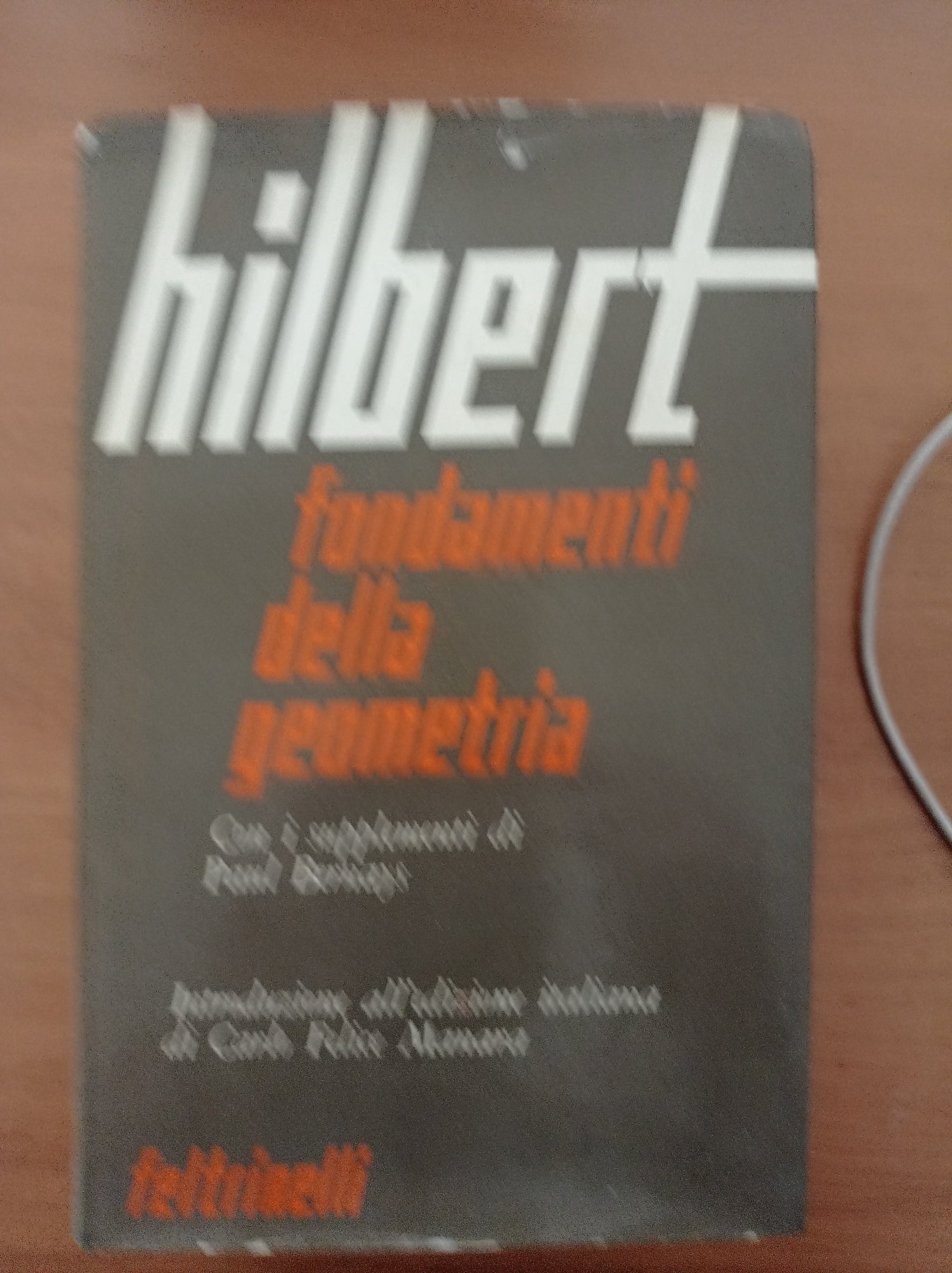 Fondamenti della geometria - copertina