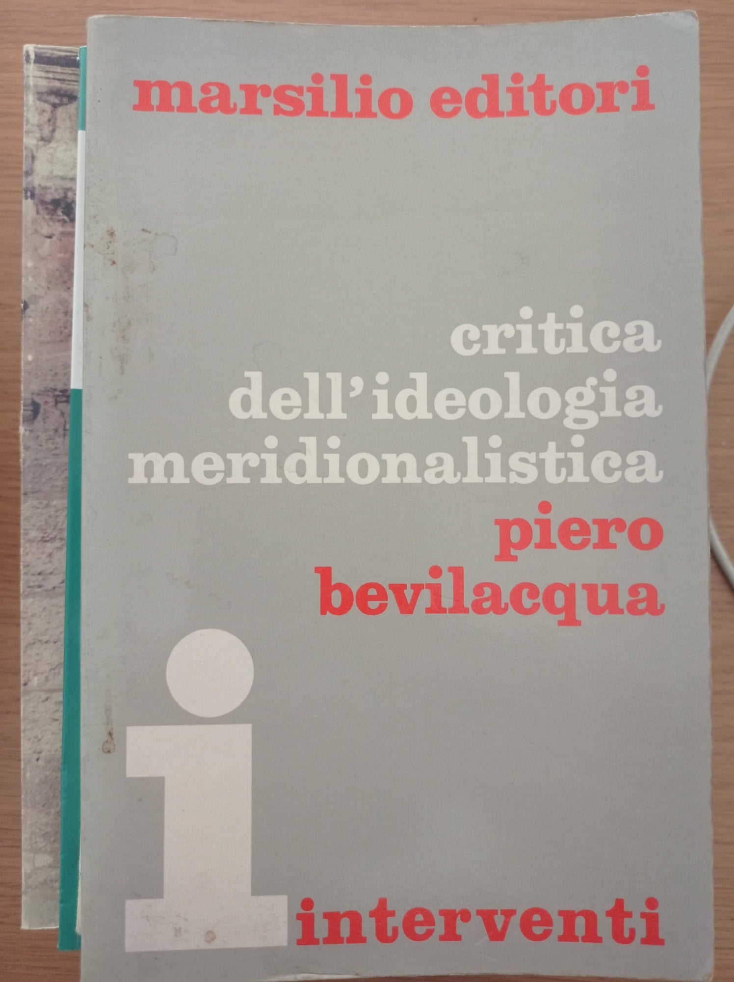 Critica dell'ideologia meridionalistica - copertina