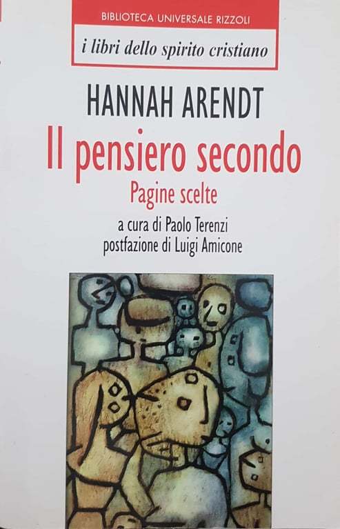 Il pensiero secondo : pagine scelte - copertina
