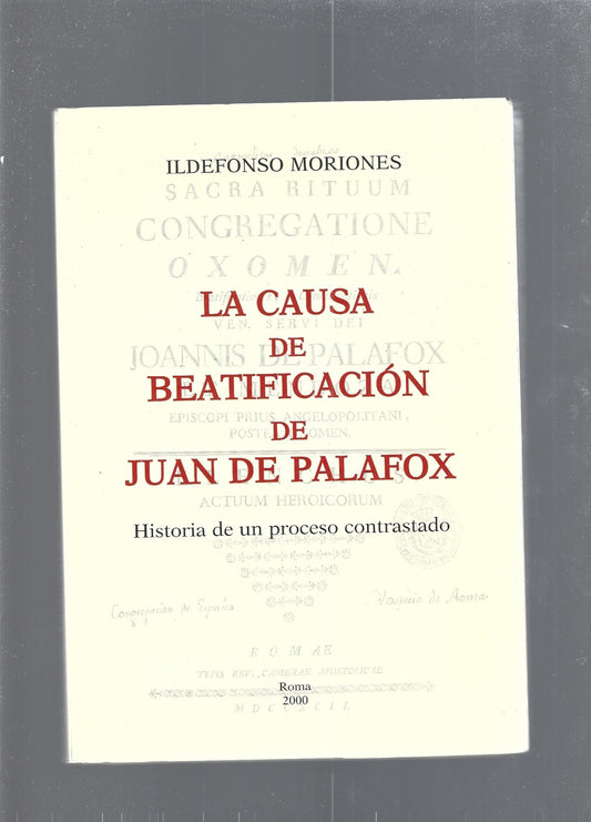 La causa de beatificacion de Juan de Palafox - copertina