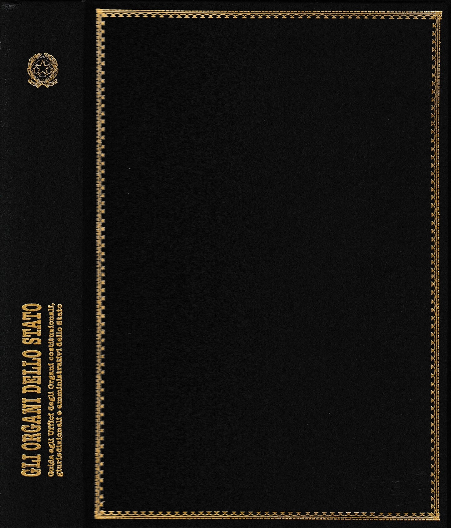 Gli Organi dello Stato. Guida agli Uffici degli organi costituzionali, giurisdizionali e amministrativi dello Stato.  1987 - copertina