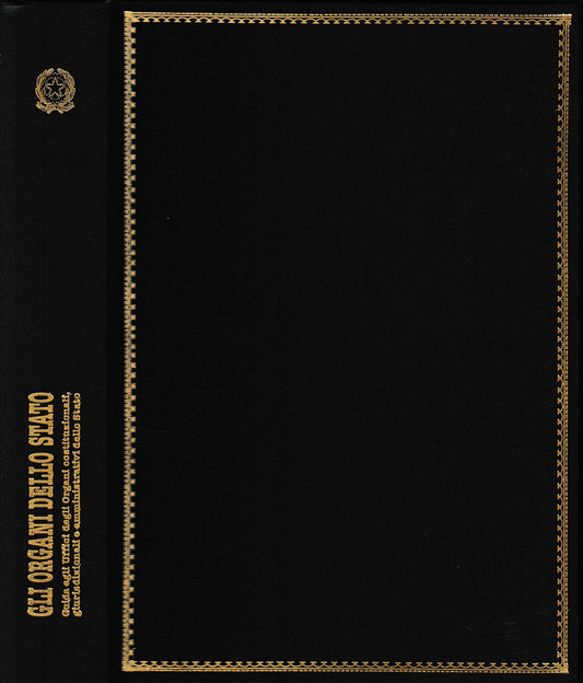 Gli Organi dello Stato. Guida agli Uffici degli organi costituzionali, giurisdizionali e amministrativi dello Stato.  1987 - copertina