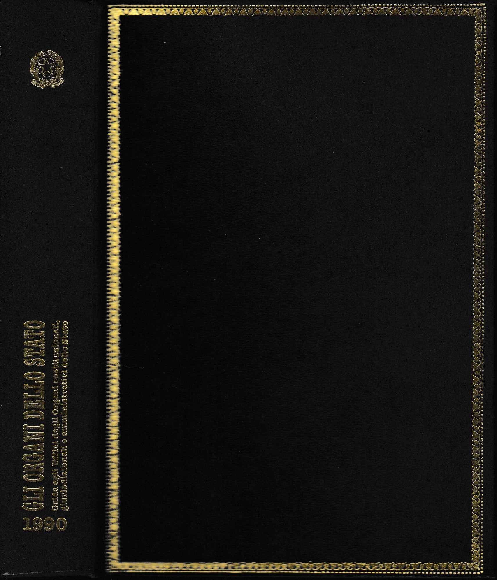 Gli Organi dello Stato. Guida agli Uffici degli organi costituzionali, giurisdizionali e amministrativi dello Stato. 1990 - copertina