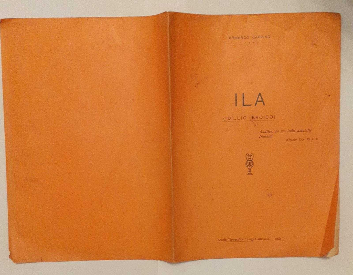 ILA (Idillo Eroico) - copertina