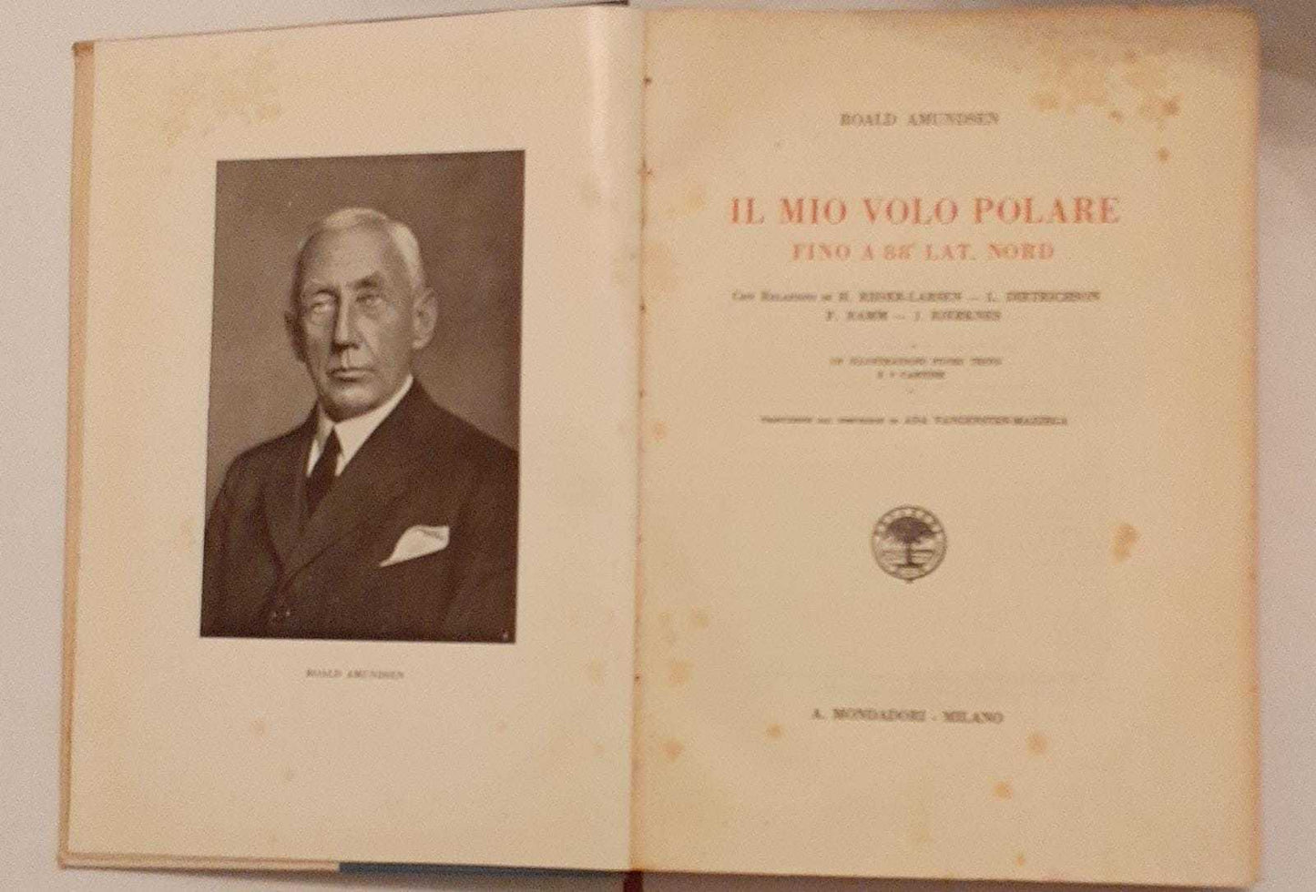 Il mio volo polare fino al 88° lat.nord - copertina