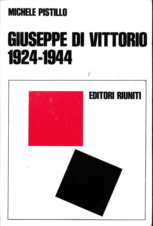 Giuseppe Di Vittorio 1924-1944 - copertina