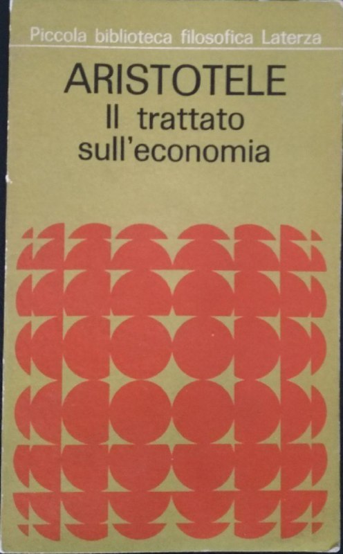 Il trattato sull'economia - copertina