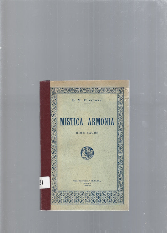 Mistica armonia - copertina