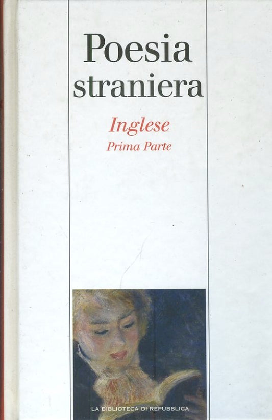 Poesia straniera. Inglese. Prima e seconda parte - copertina